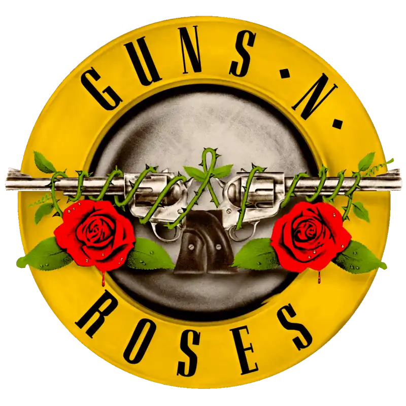 Logo du groupe de musique Guns and roses